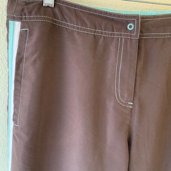 Green Tea Track Suit Brown and Aqua Size Large - Picture 4 of 16